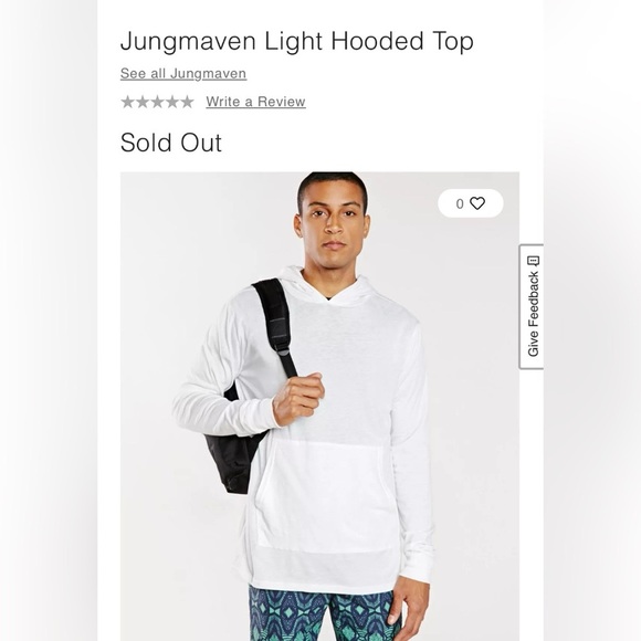 Jungmaven Light Hooded Top LIKE NEW Size S - Picture 2 of 6